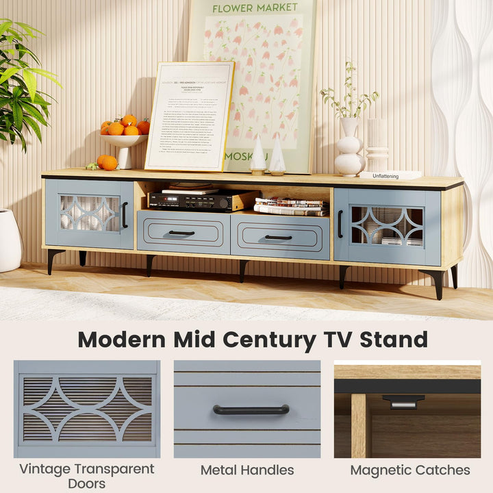 Giantex Wood TV Stand for TVs up to 80"