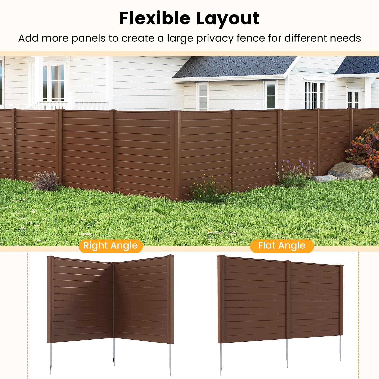 Giantex Air Conditioner Fence - Thumbnail 2