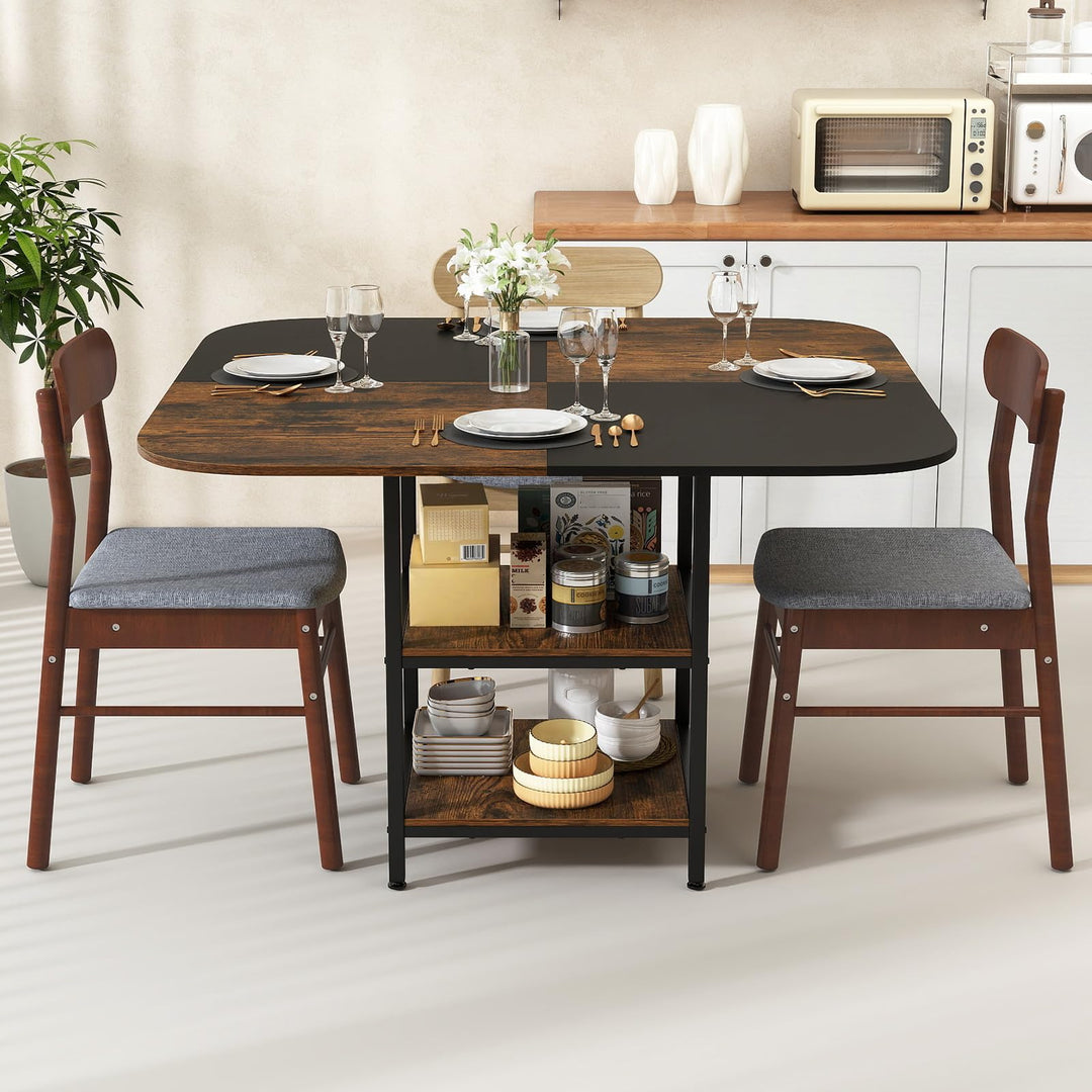 Giantex 47.5-inches Dining Table for 4 Square Kitchen Table