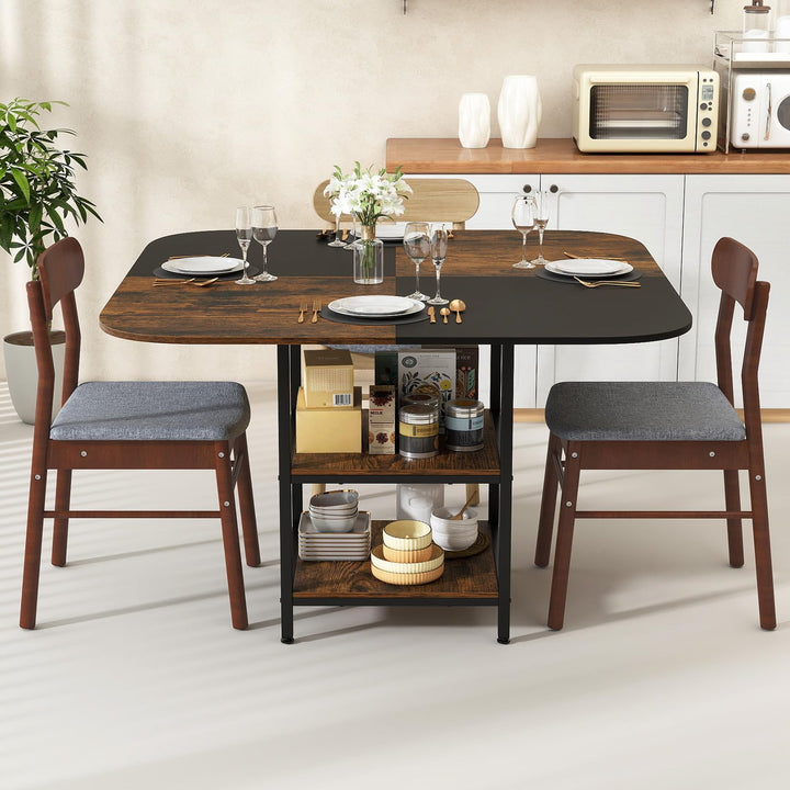 Giantex 47.5-inches Dining Table for 4 Square Kitchen Table
