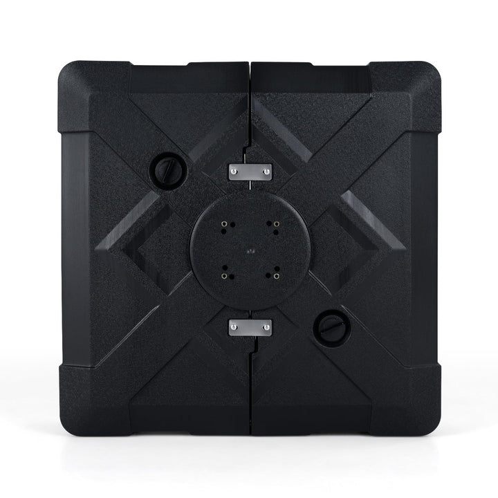 Giantex Rolling Cantilever Umbrella Base | 348 lbs Fillable Offset Patio Umbrella Holder