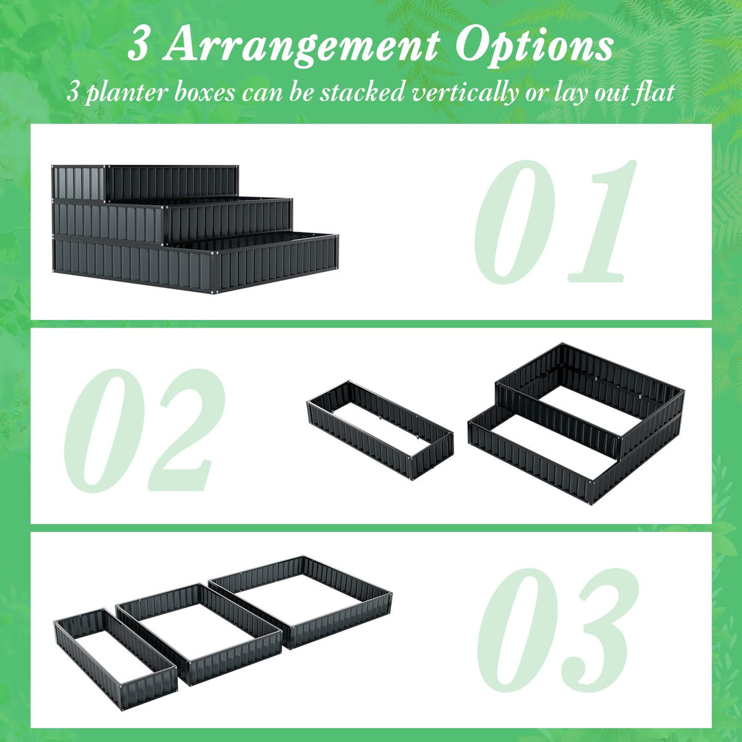 Giantex 3 Tier Raised Garden Bed