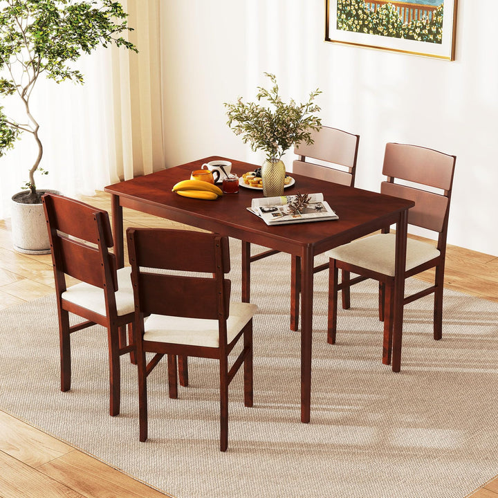 Giantex 5-Piece Dining Table Set for 4