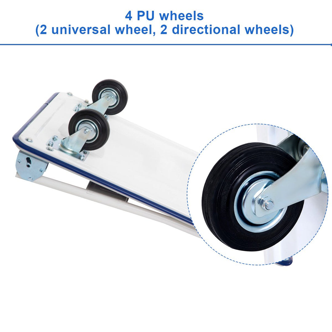 5 660lbs Platform Cart Dolly - Giantex