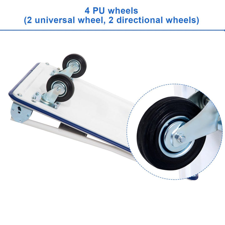 5 660lbs Platform Cart Dolly - Giantex