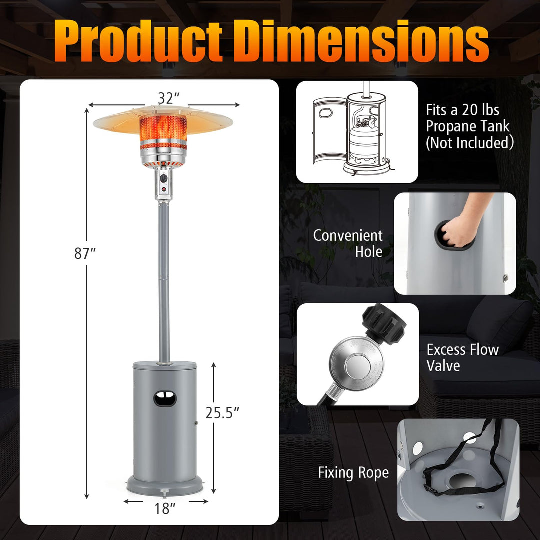 Giantex 50,000 BTU Propane Outdoor Heater