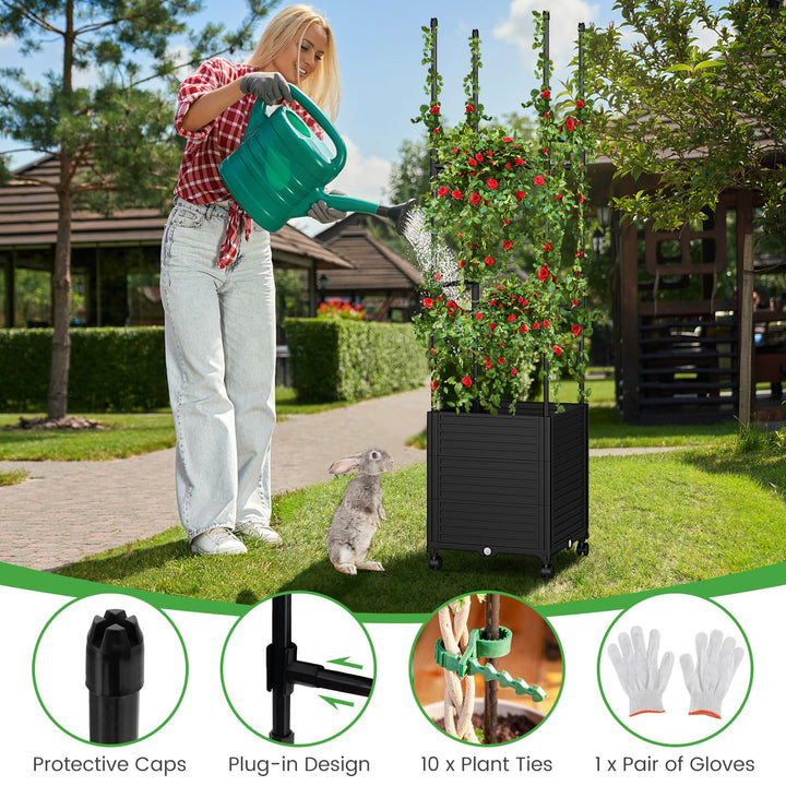 Giantex Raised Garden Bed on Wheels