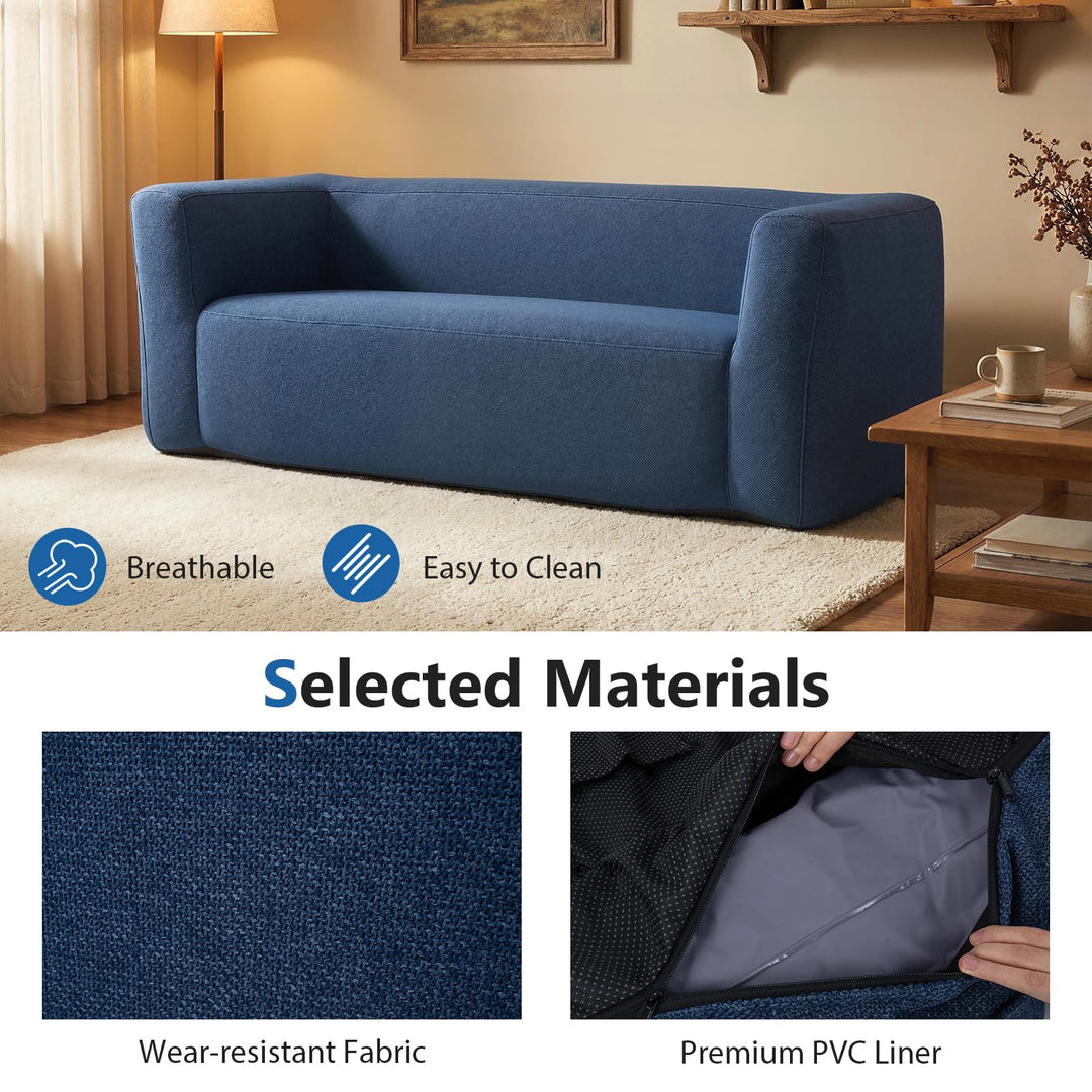 Giantex Double Inflatable Couch | Portable Blow Up Sofa with Detachable Cover