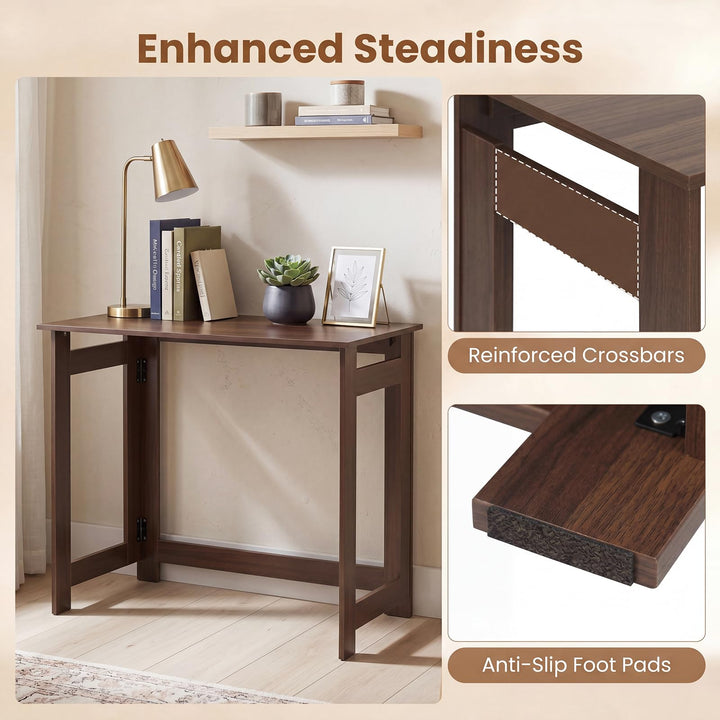 Giantex 32" Folding Console Table