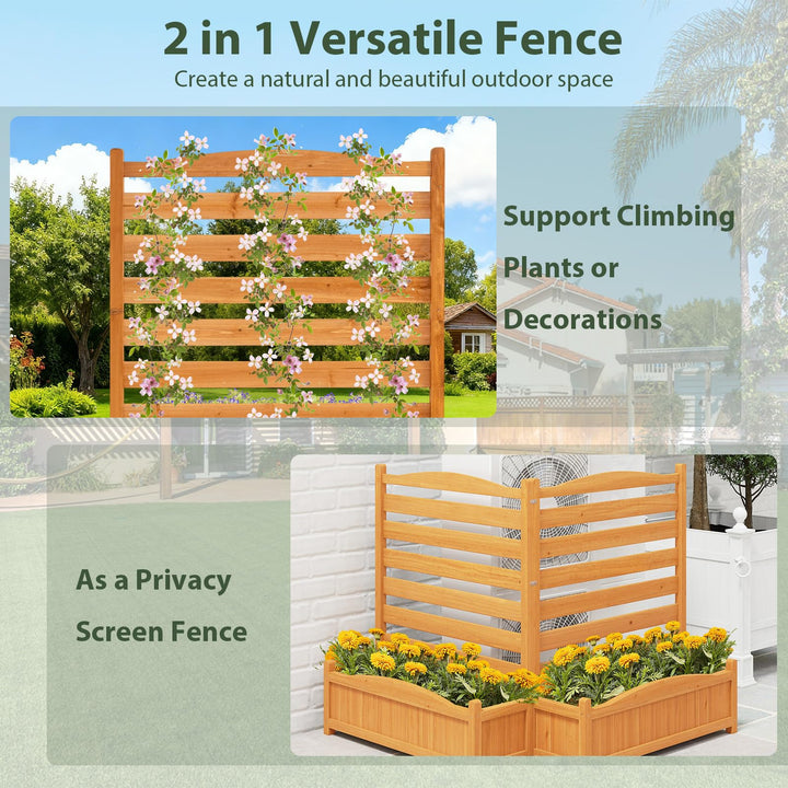 Giantex Air Conditioner Fence Outdoor