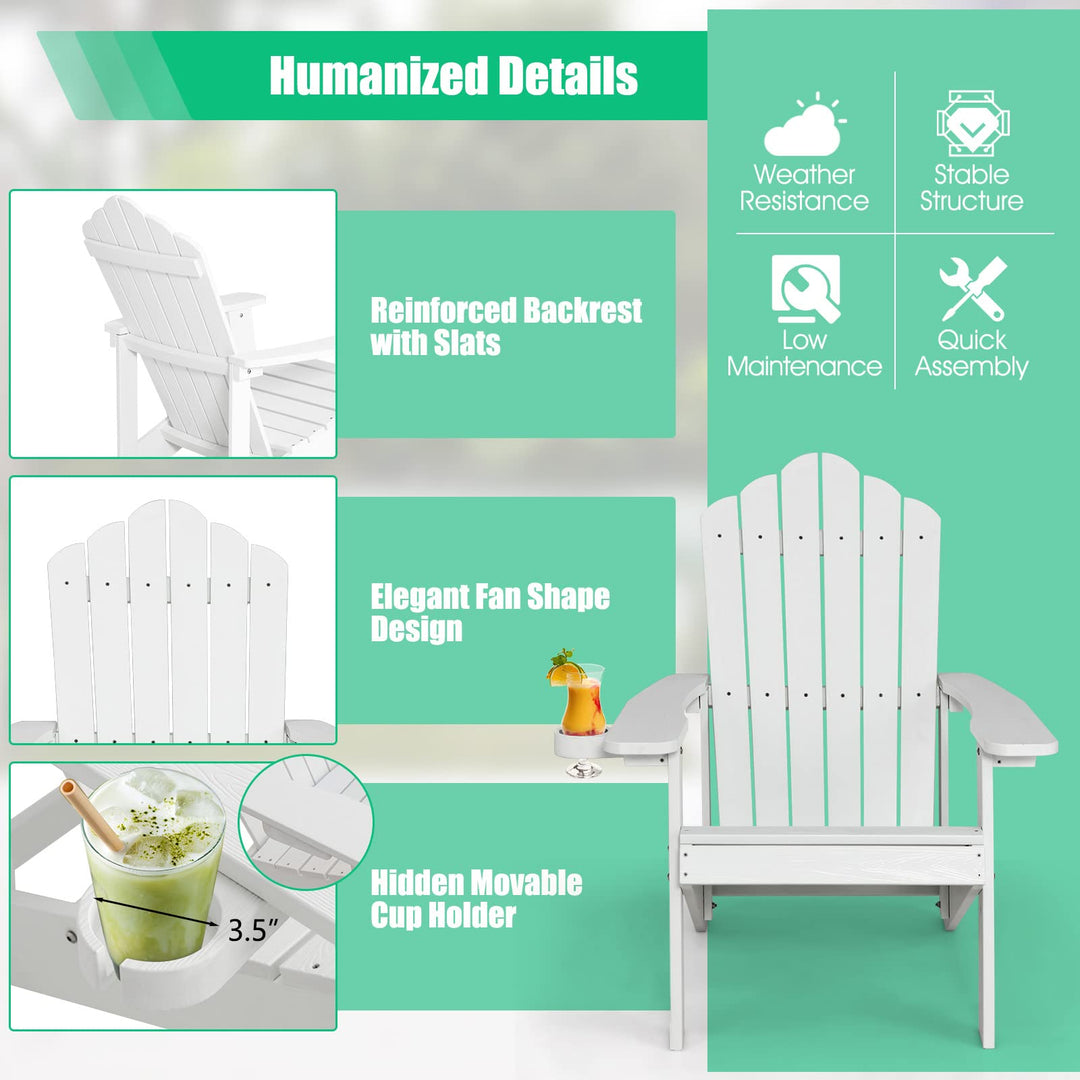 Giantex Adirondack Chairs Set of 2 for Adults and Kids