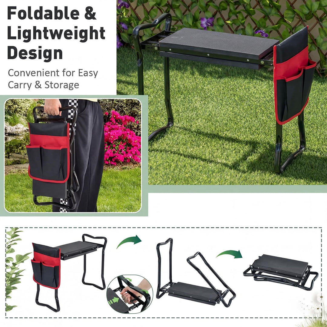 Giantex Garden Kneeler &amp; Seat Folding Gardening Stool