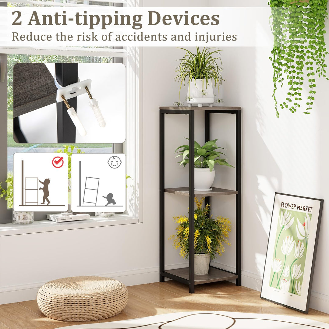 indoor plants rack design Giantex 3 Tier Tall Plant Stand Indoor, 36 Inch Corner Plant Holder wi – Giantexus