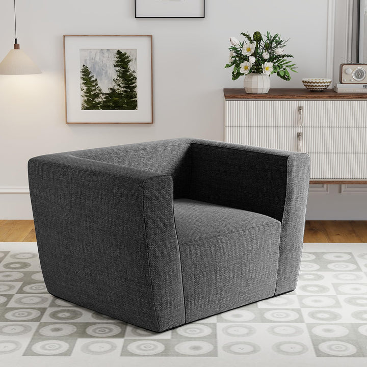 Giantex Inflatable Sofa with Detachable Cover and Wide Armrests