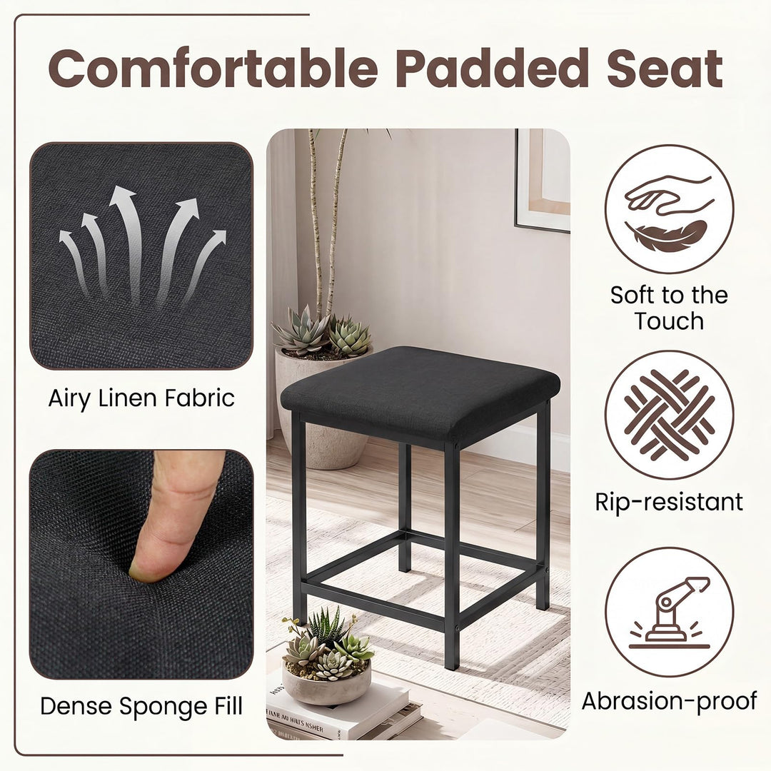 Giantex Space-Saving Kitchen Table and Chairs Set for 4