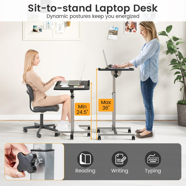 Giantex Mobile Standing Desk