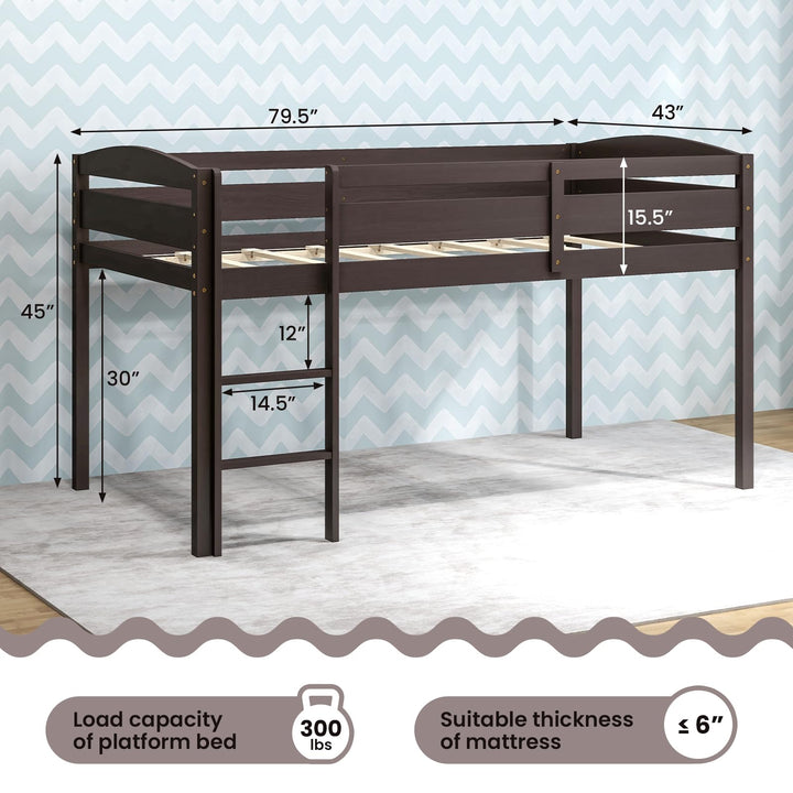 Giantex Loft Bed with Ladder