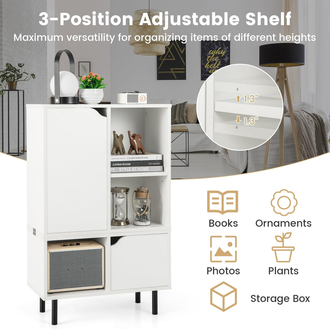 Giantex 5 Cube Stackable Bookcase