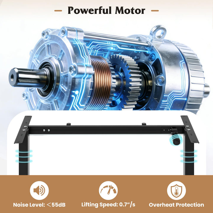 Giantex Electric Standing Desk Frame Height Adjustable Table