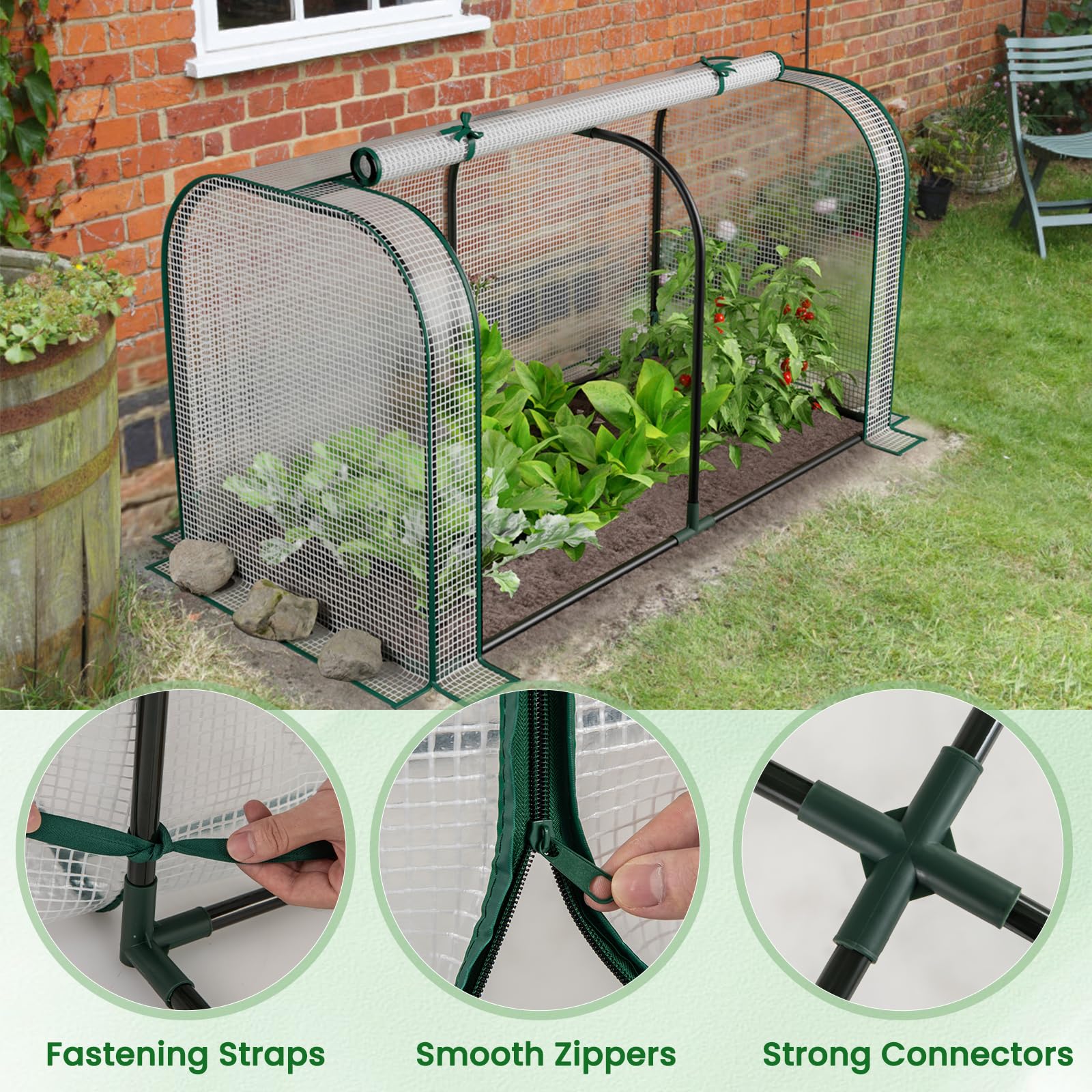 Giantex Raised Garden Bed with Cover