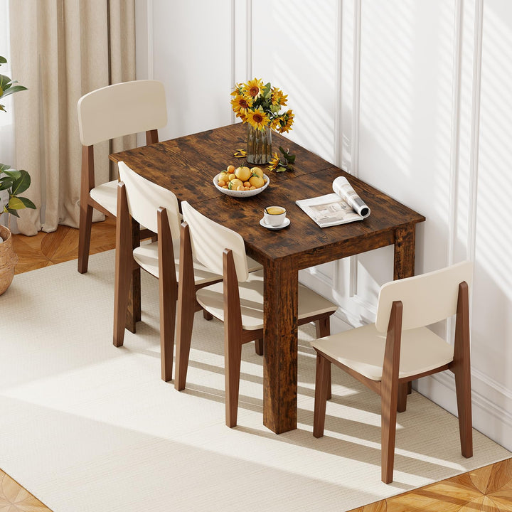 Giantex 47"-62" Extendable Dining Room Table for 4-8