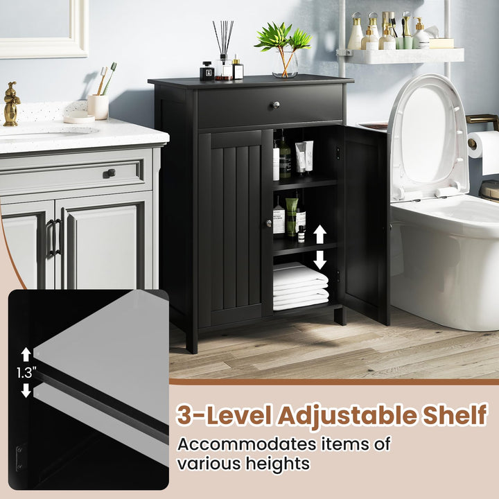 Giantex  Freestanding Bathroom Storage Cabinet