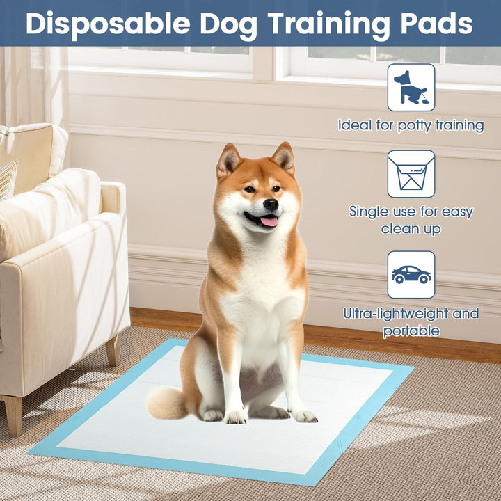 Giantex Dog Pee Pads 150/300 Count 30" x 30" Training Pads for Medium to Large Dogs