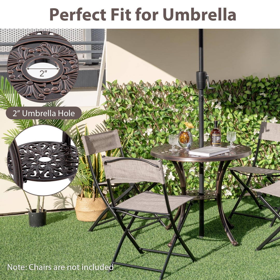 Giantex 31” Patio Bistro Table
