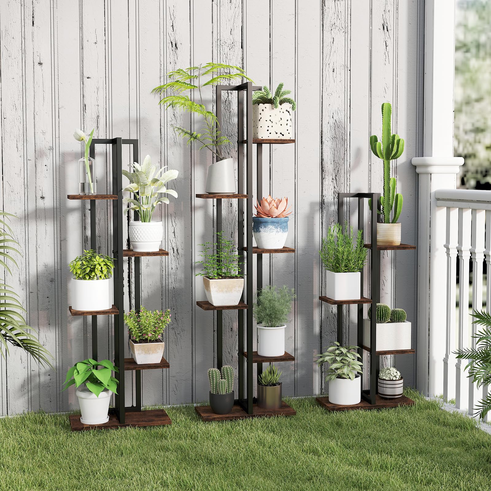 Giantex 3 PCS Plant Stand Indoor Set