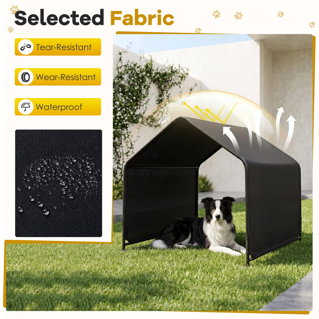Giantex Outdoor Dog Shade Shelter with Waterproof Canopy