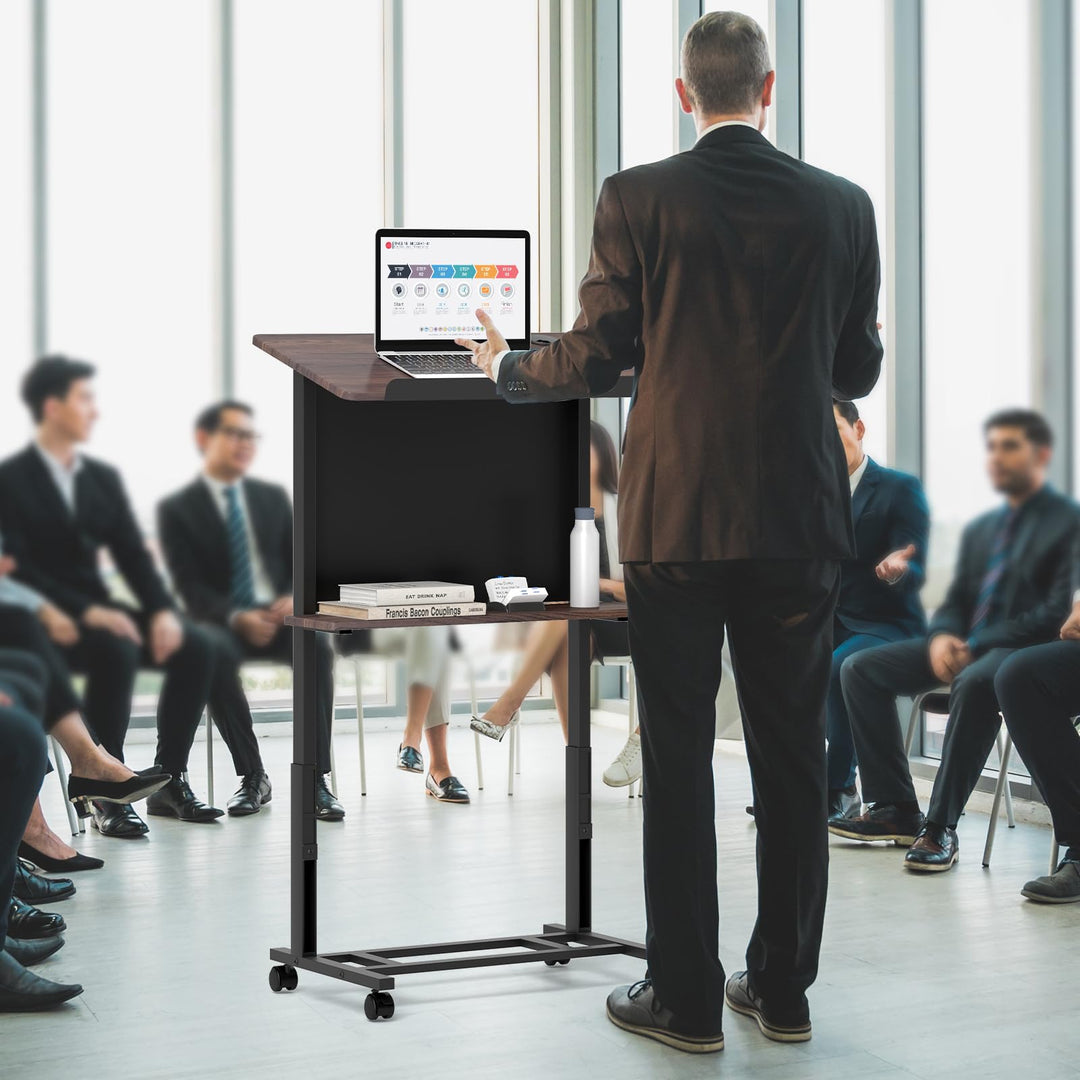 Giantex Mobile Podium Stand