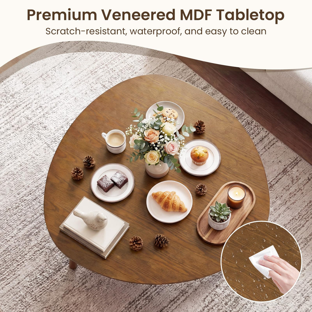 Giantex 35.5-Inches Round Dining Table for 4