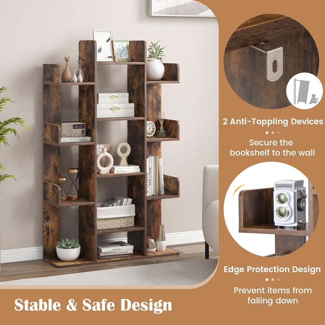 Giantex 7-Cube Tree Bookshelf
