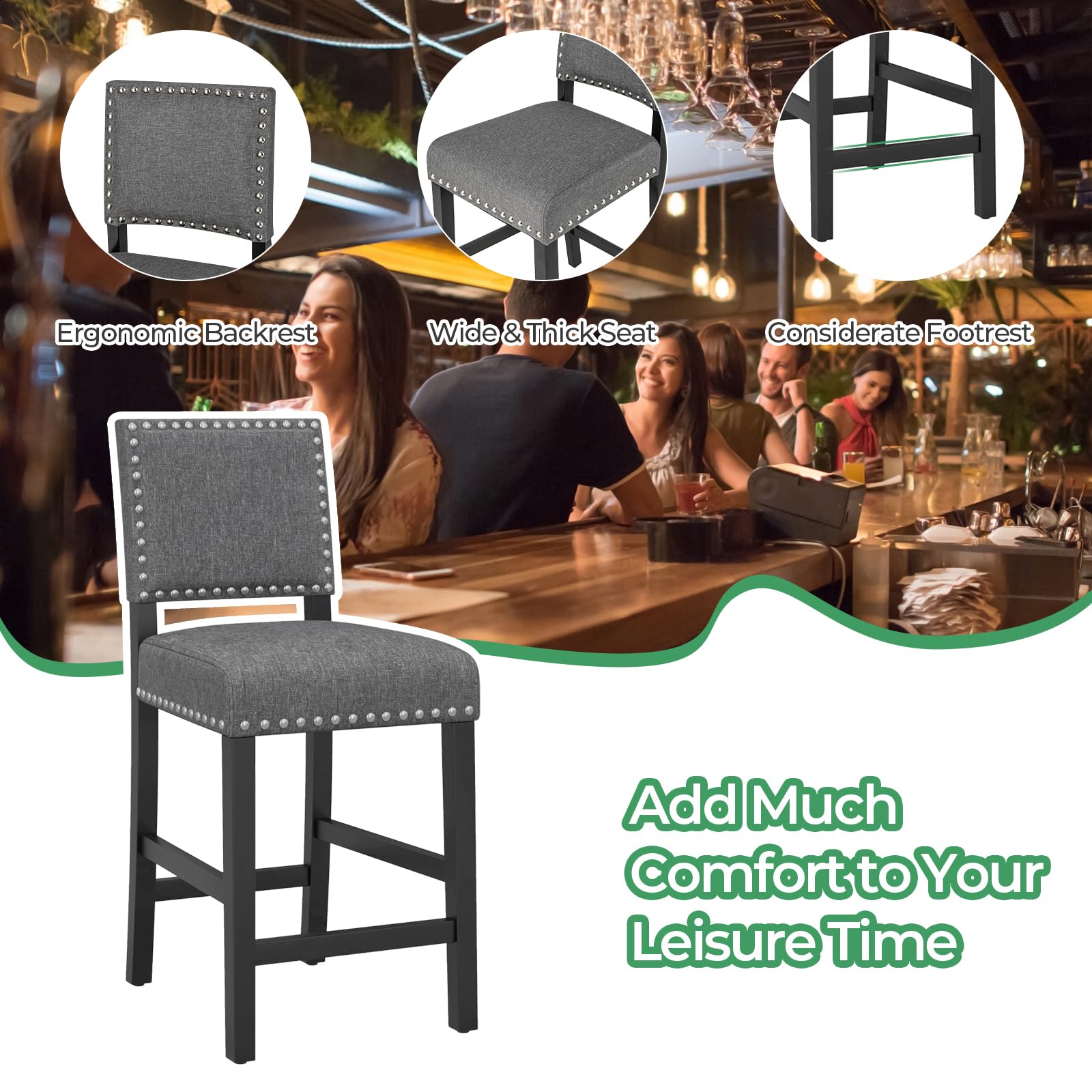 Giantex Bar Stools Set