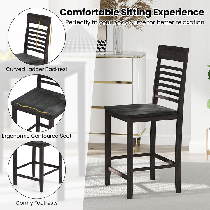 Giantex 3-Piece Dining Table Set for 2 for Small Place
