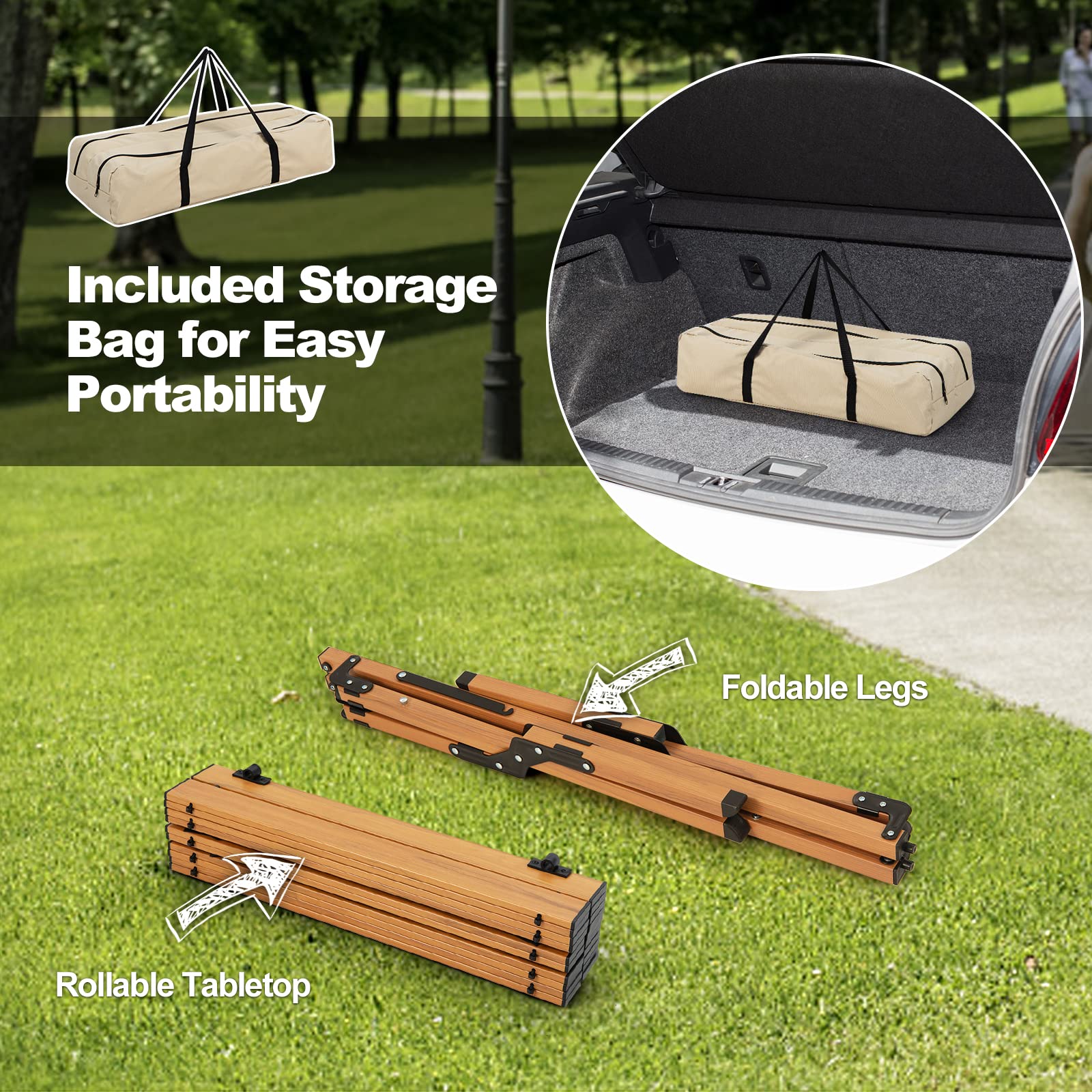 Giantex Camping Table - Thumbnail 4