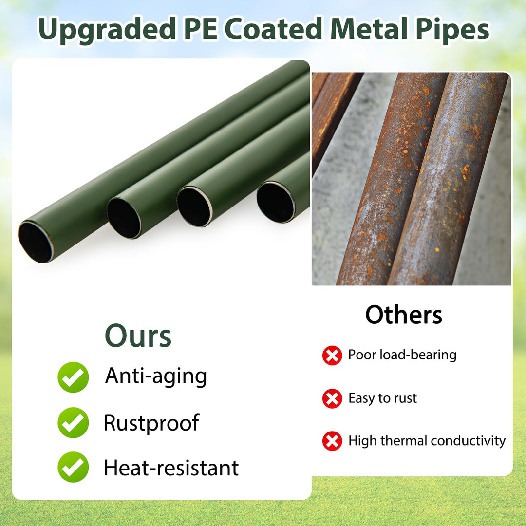 Giantex 6.5 x 5.7 x 6.3 FT Greenhouse Portable Walk in Outdoor Hot House Tent