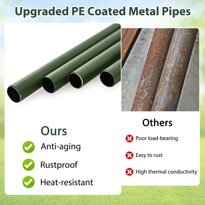 Giantex 6.5 x 5.7 x 6.3 FT Greenhouse Portable Walk in Outdoor Hot House Tent