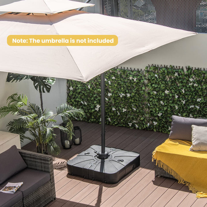 Giantex Cantilever Umbrella Base with Wheels