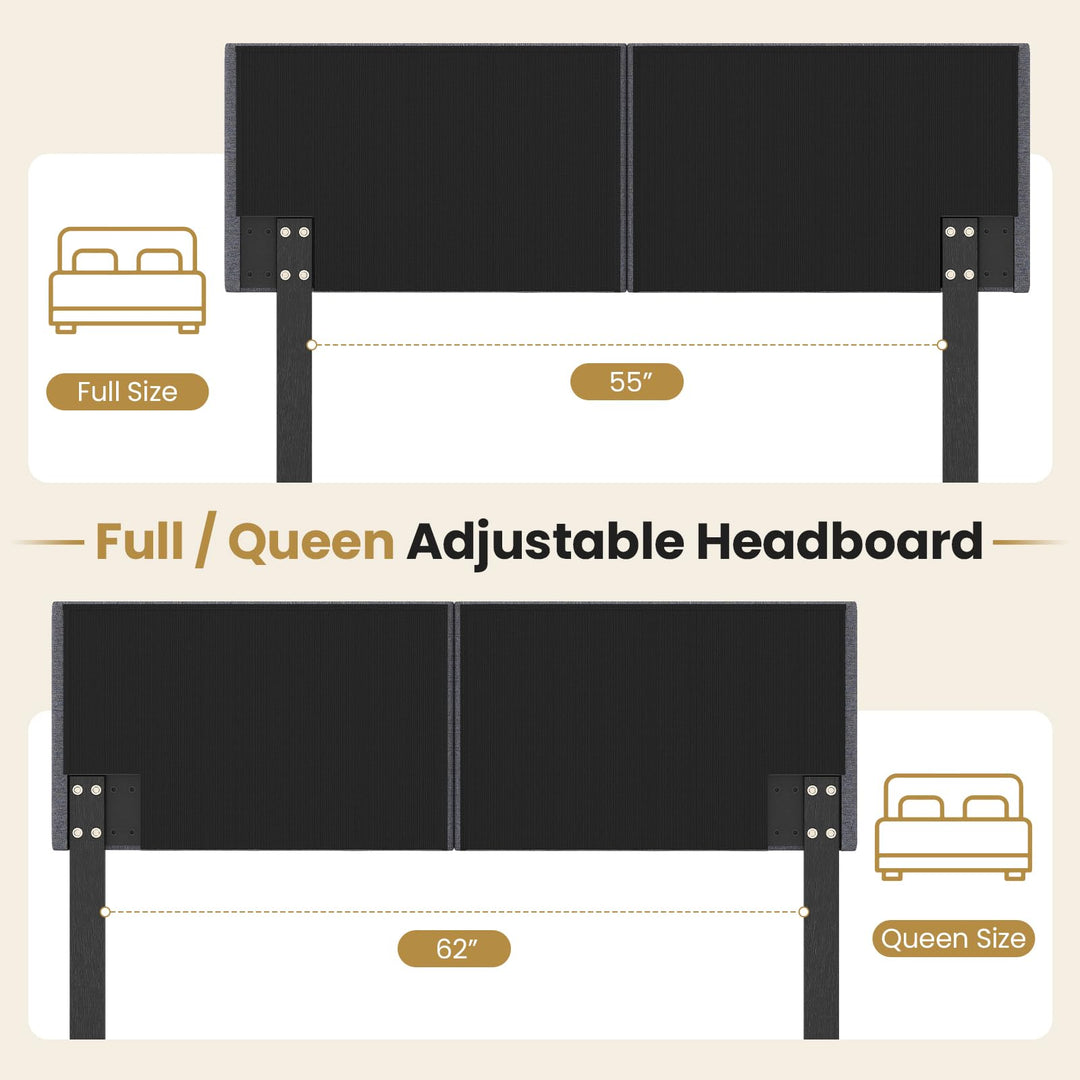 GIANTEX Linen Upholstered Headboard for Queen Full Size Bed