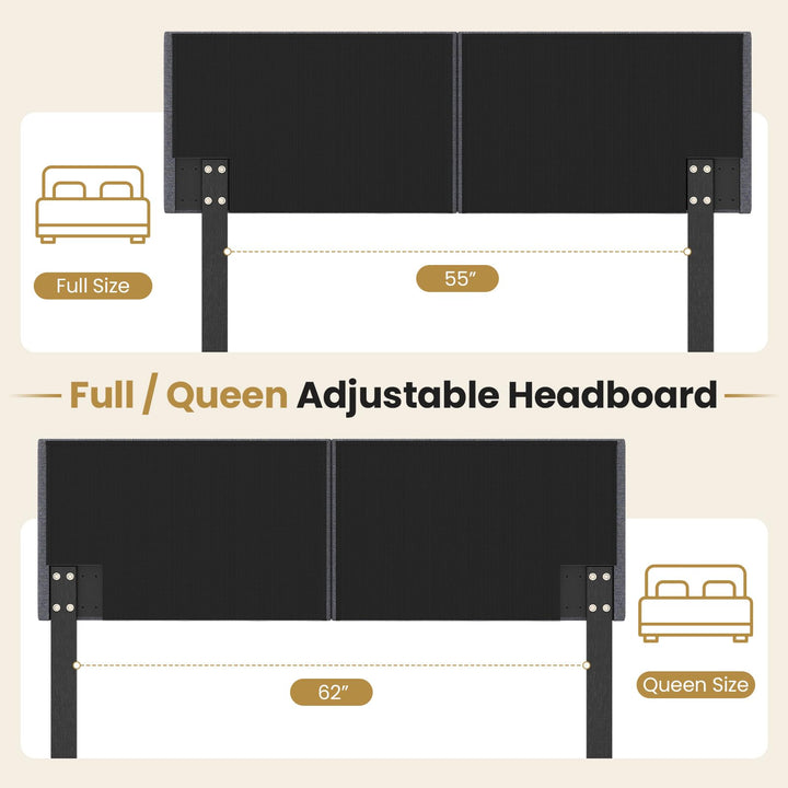 GIANTEX Linen Upholstered Headboard for Queen Full Size Bed