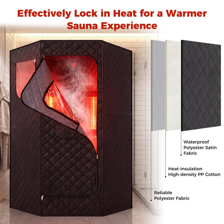 Giantex Portable Far Infrared Sauna for Home Relaxation