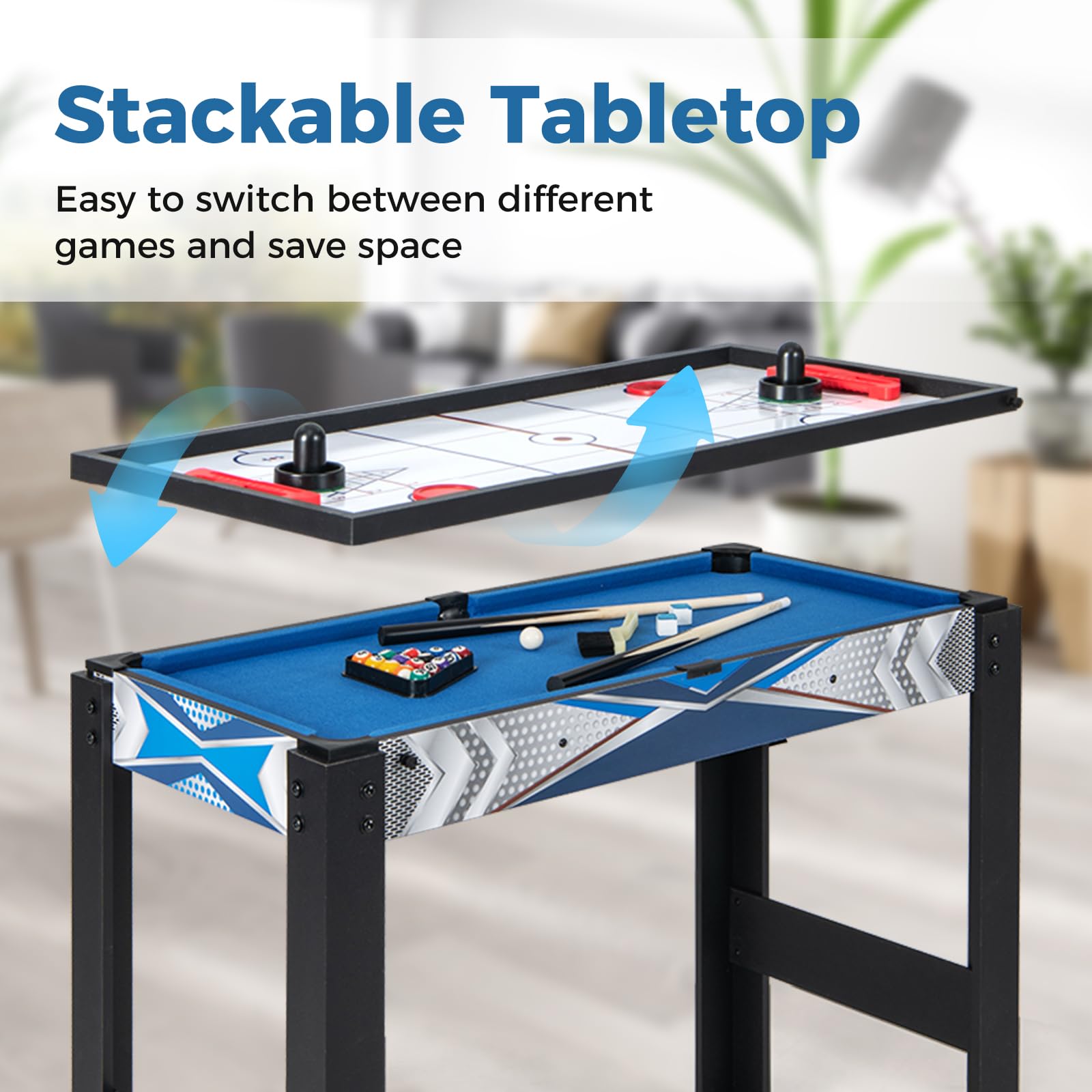 Giantex 6 in 1 Multi Game Table