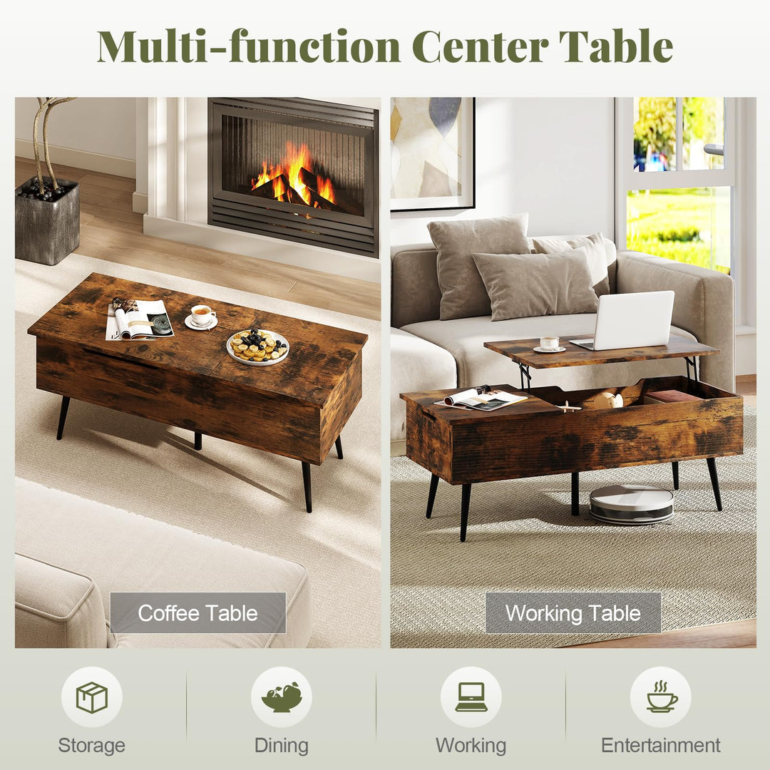 Giantex Lift Top Coffee Table for Living Room