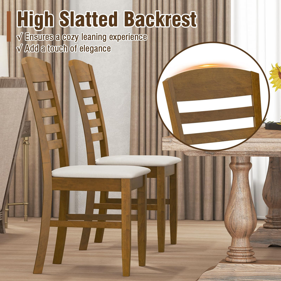 Giantex Wooden Dining Chairs Set