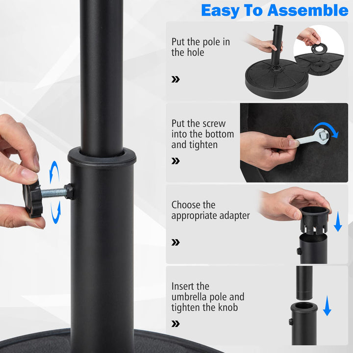Giantex 31/40 lbs Patio Umbrella Base