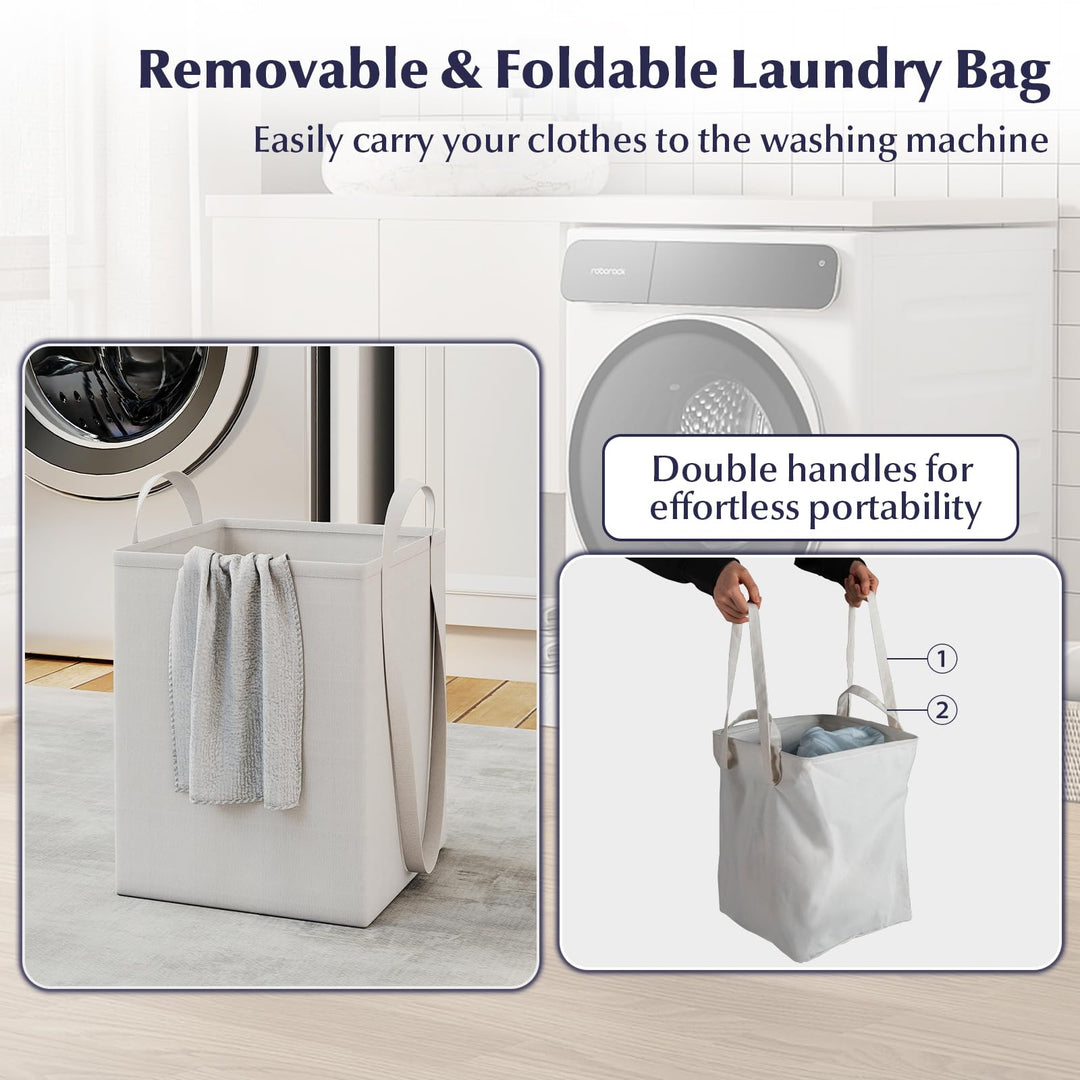 Giantex Tilt-Out Laundry Hamper Cabinet (16"x 16"x 31.5")