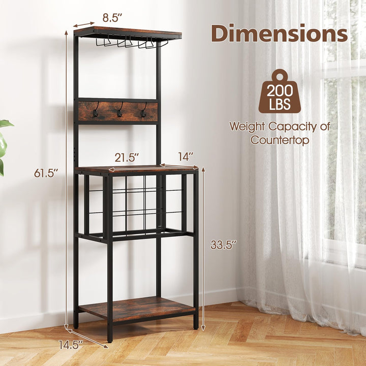 Giantex Tall Wine Rack Freestanding Floor