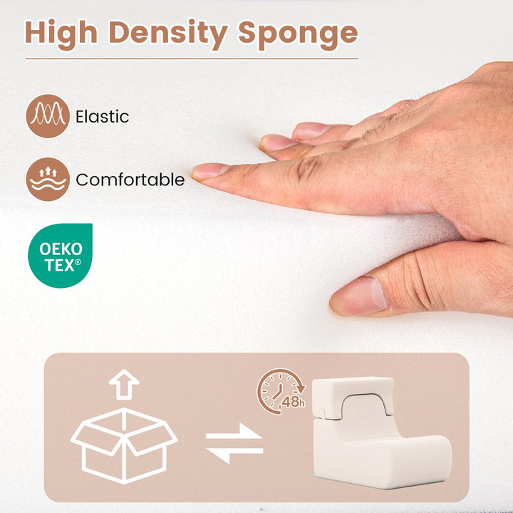 Giantex Floor Chair for Adults, Lazy Sofa with Detachable Headrest