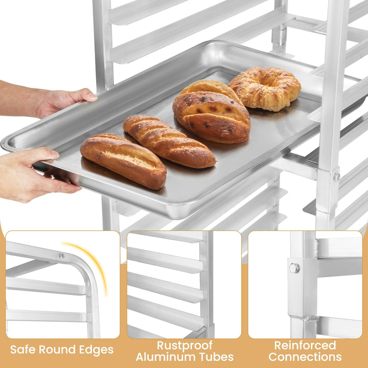 Giantex 20-Tier Kitchen Bun Pan Sheet Rack